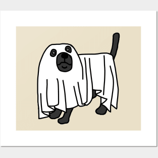 Boo Sheet Halloween Dog Posters and Art